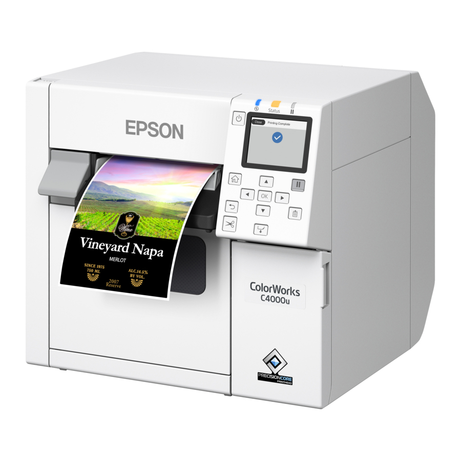 Epson C4000 Manual
