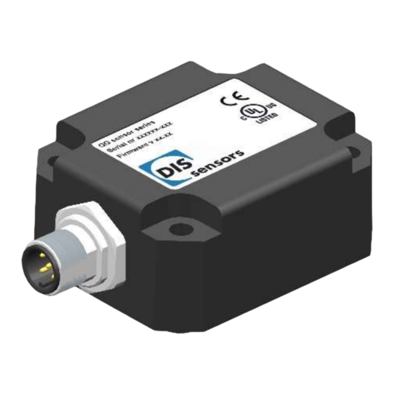 DIS Sensors QG65D Series Quick Start Manual