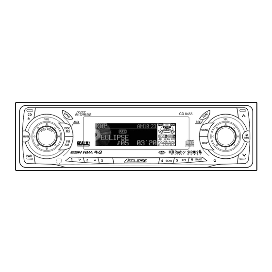 Fujitsu ECLIPSE CD8455 Manuals