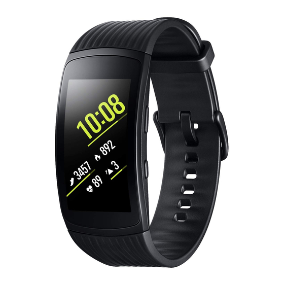 Samsung Gear Fit2 Pro Quick Start Manual