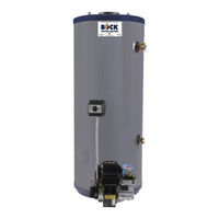Bock Water Heaters 241E Installation, Operation & Maintenance Instructions Manual