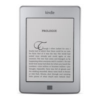 Amazon Kindle Kindle Touch 3G Getting To Know