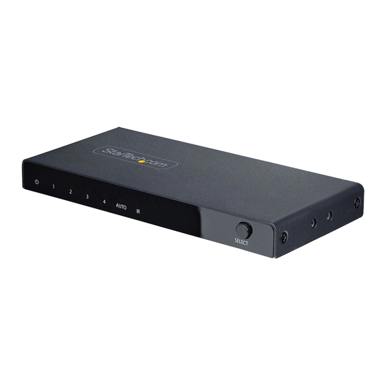 StarTech.com 4PORT-8K-HDMI-SWITCH Quick Start Manual