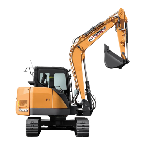 CASE CONSTRUCTION CX80C Original Instructions Manual