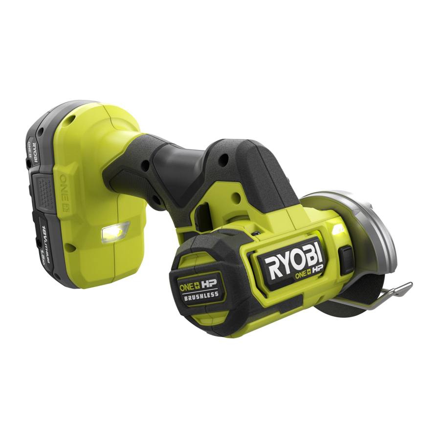 Ryobi PSBCS02 - CUT-OFF TOOL Manual