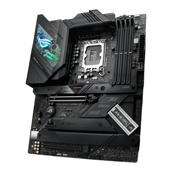 Asus ROG STRIX Z690-F GAMING WIFI Manuals