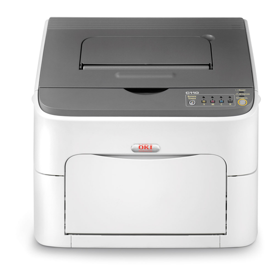 Oki C110 Manual Do Usuário