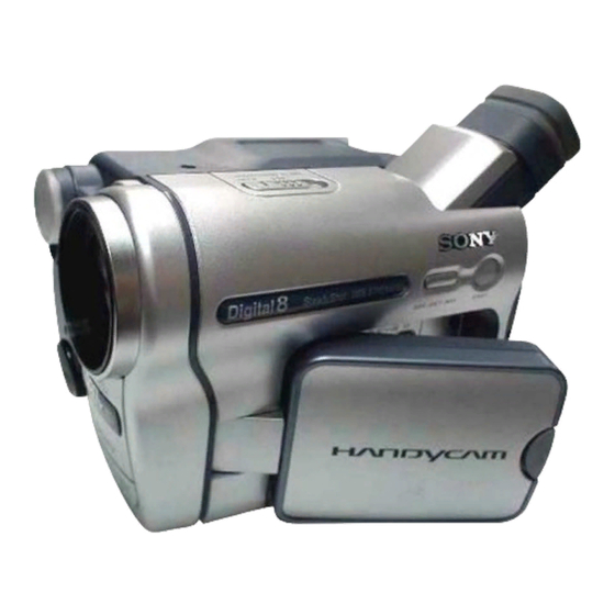 Sony Handycam DCR-TRV265E Service Manual