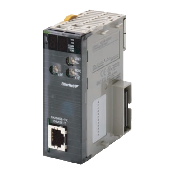 Omron CJ1W-EIP21 Operation Manuals