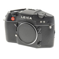 Leica R9 Instructions Manual