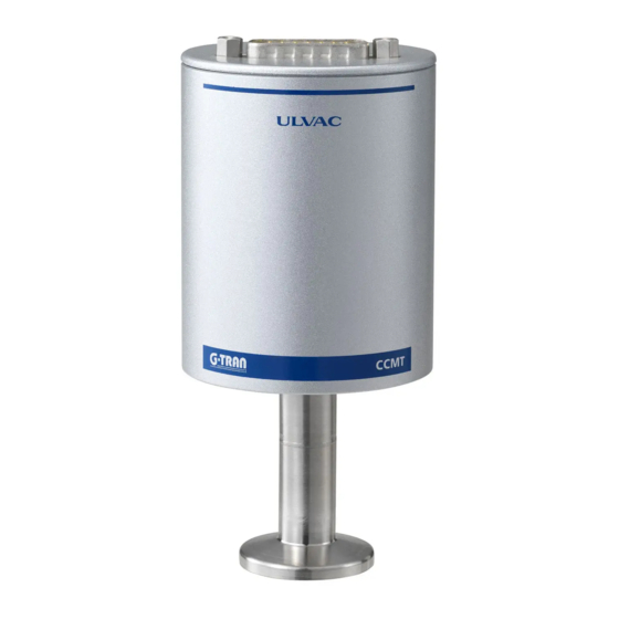 Ulvac G-TRAN CCMT-D Series Manual