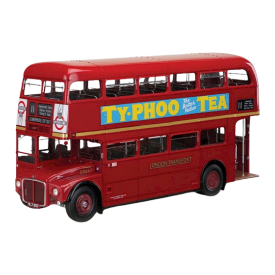 Agora Models LONDON TRANSPORT ROUTEMASTER RM 857 Manuals