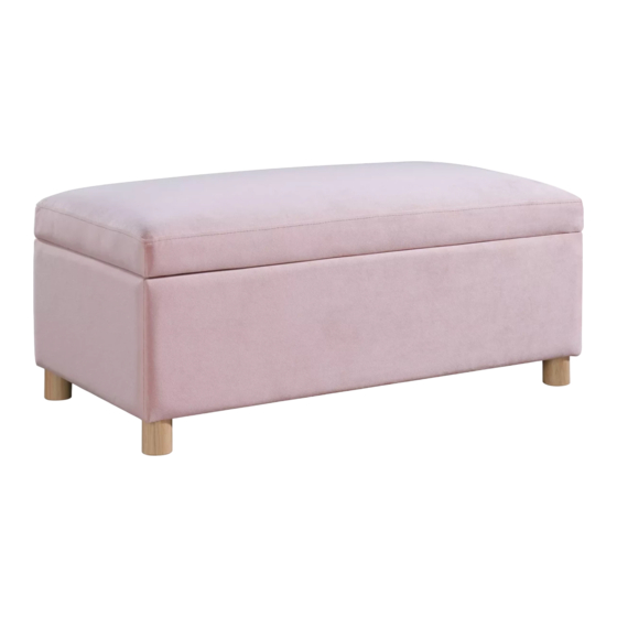 ROOMLIFE FINLEY STORAGE OTTOMAN Manual