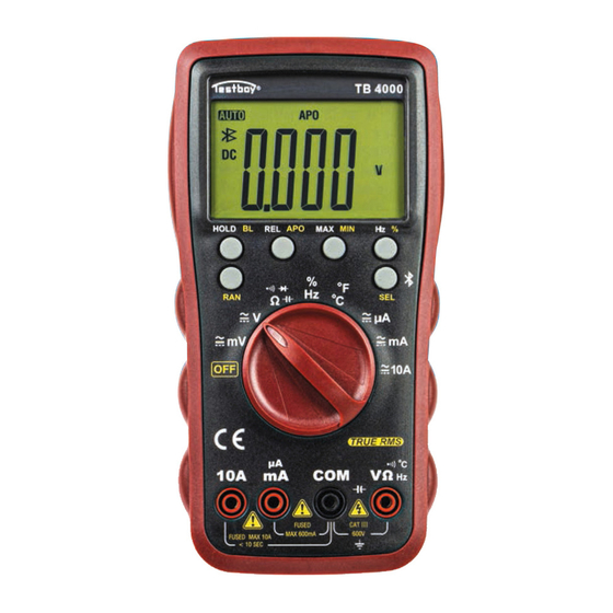 Testboy TB 4000 Instructions Manual