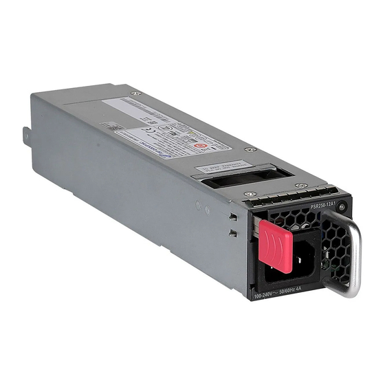 H3C PSR450-12A Manual