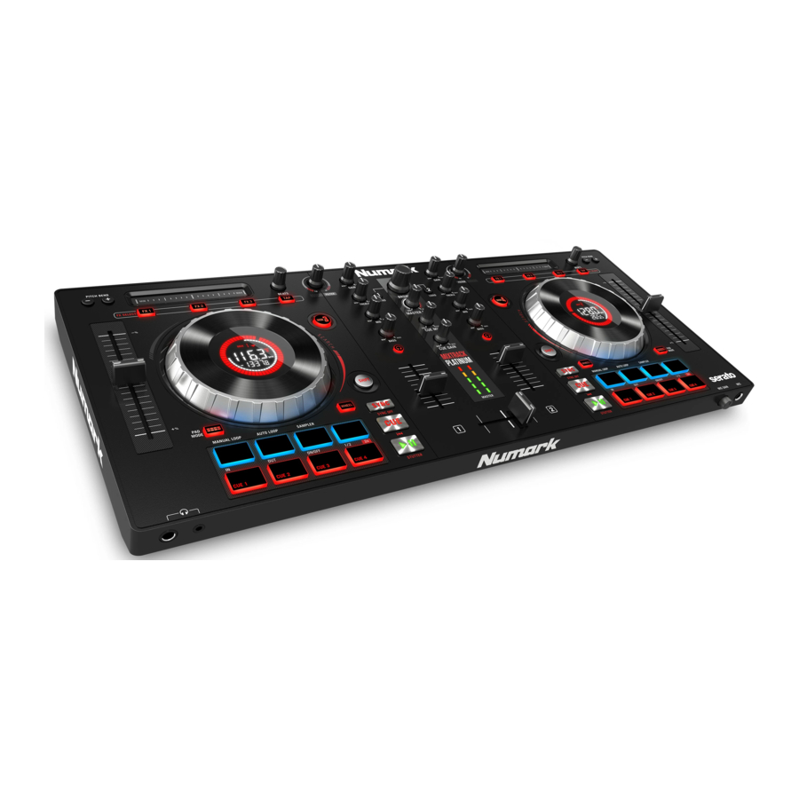 Numark Mixtrack Platinum - DJ Controller Manual