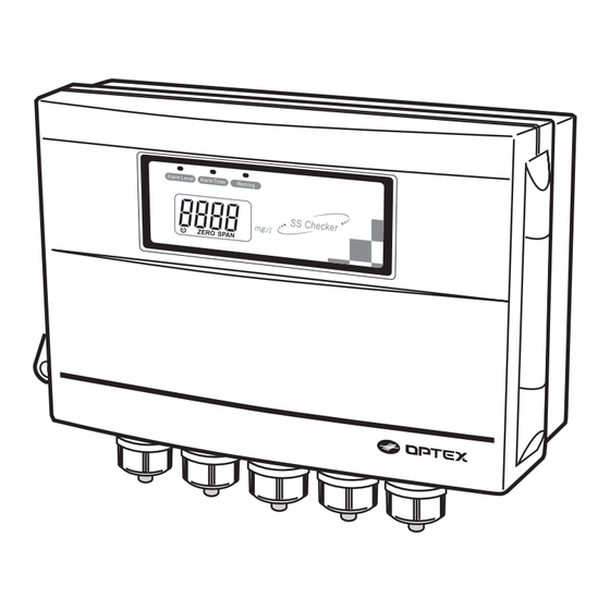 Optex SS Checker SC-T4 Instruction Manual