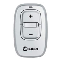 Widex DEX RC-DEX User Instructions