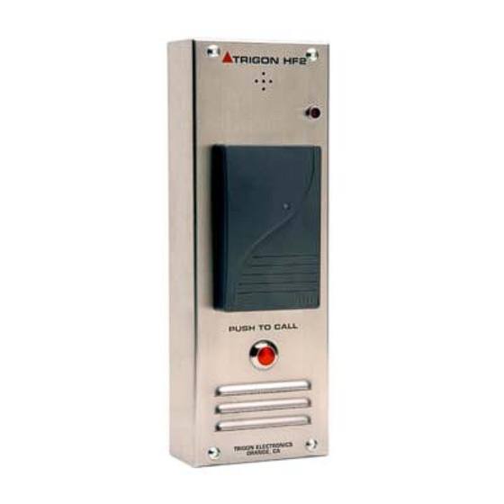Trigon Miniguard HF-2 Installation And Operational Instructions