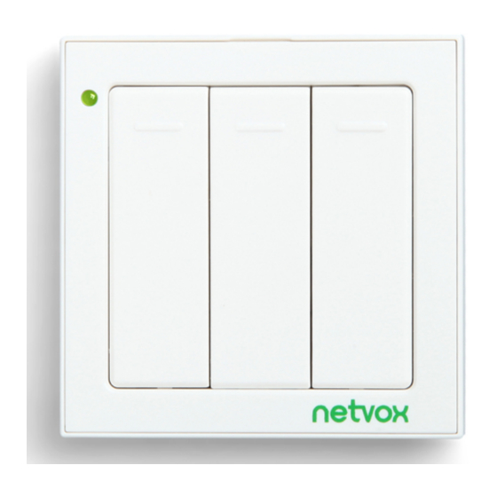 netvox RB02C Wireless Wall Switch Manuals