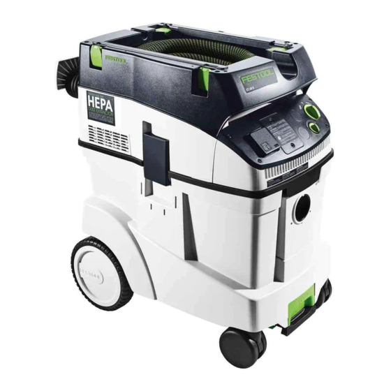 Festool CT 36 E HEPA Operating Manual
