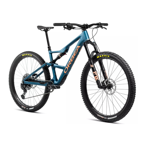 Orbea BLUE PAPER OCCAM Manuals
