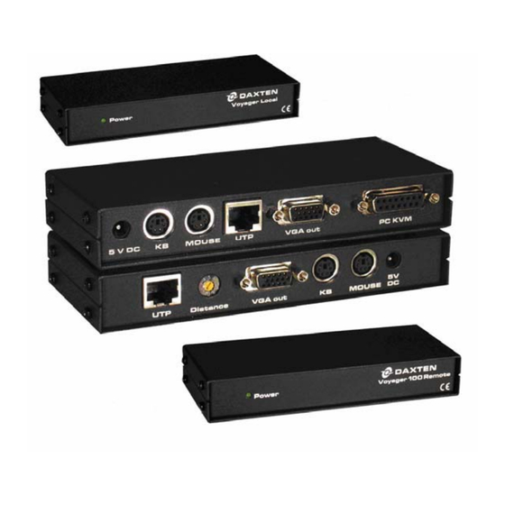 Daxten Voyager 100 Installation Manual