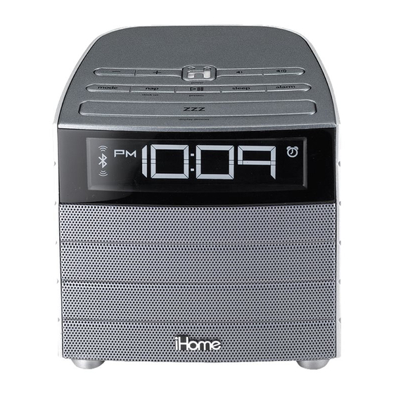 iHome  iBT20 Instruction Manual