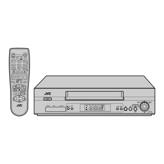 User Manuals: JVC HR - S7950EU VHS Recorder