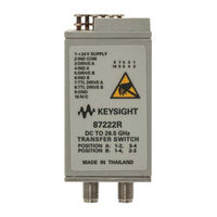 Keysight 87222R Operating And Service Manual