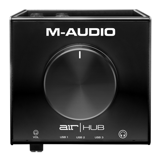 M-Audio AIR Hub User Manual