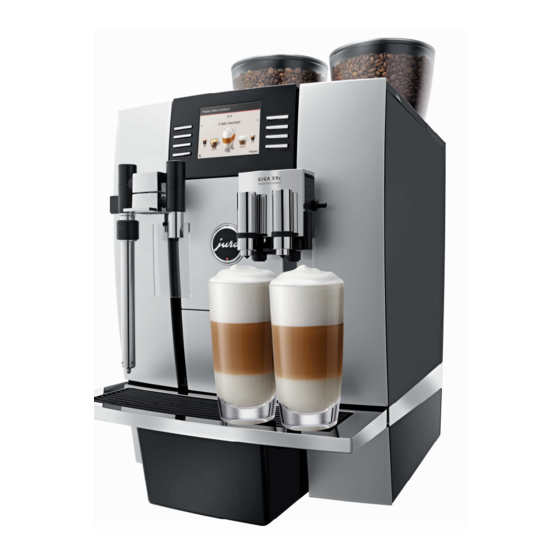 Jura GIGA X9C Operating & Cleaning Instructions