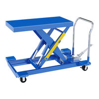 Vestil CART-LP-2000-2040-DC Instruction Manual