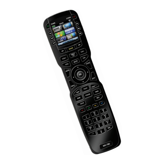 URC MX-780 Owner's Manual
