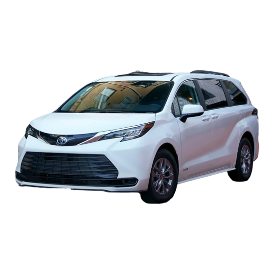 Toyota Sienna 2023 Owner's Manual