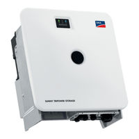 SMA SUNNY TRIPOWER STORAGE X 30 Quick Reference Manual