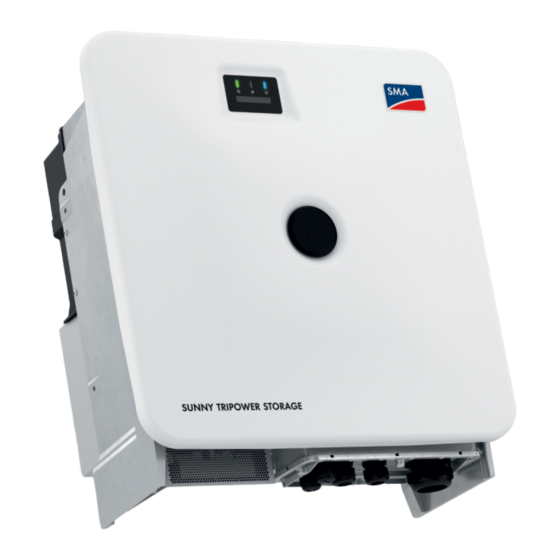 SMA SUNNY TRIPOWER STORAGE X 30 Quick Reference Manual
