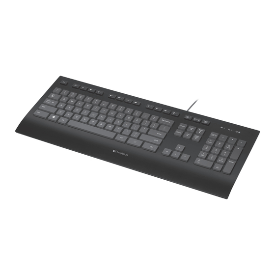 Logitech Corded Keyboard K280e Setup Manual
