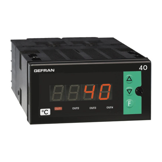 gefran 40T96 Installation And Operation Manual
