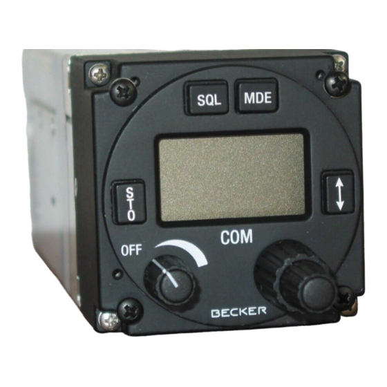 Becker AR4201 Technical Instructions