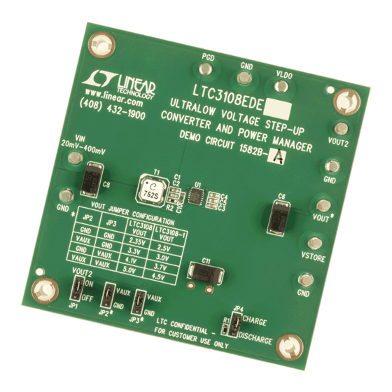 Linear LTC3108EDE Quick Start Manual
