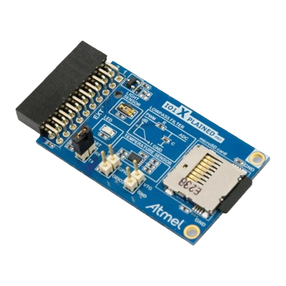 Atmel I/O1 Xplained Pro User Manual