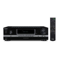 Sony STR-DH100 Operating Instructions Manual