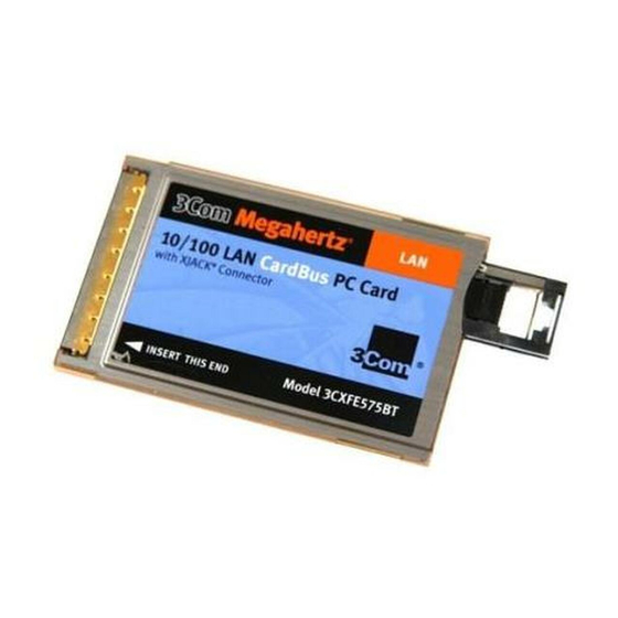 3Com 3CCFE575BT User Manual