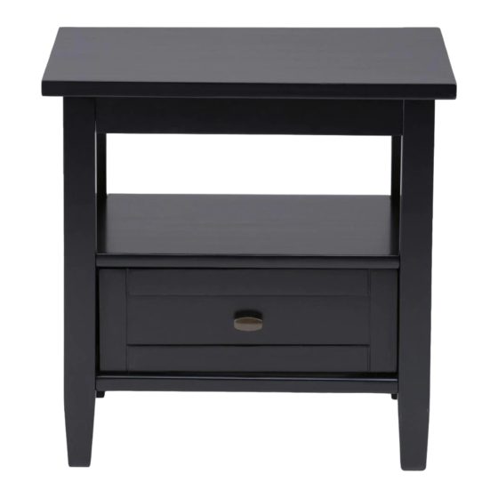 Simpli Home AXWSH002-BL User Assembly Manual