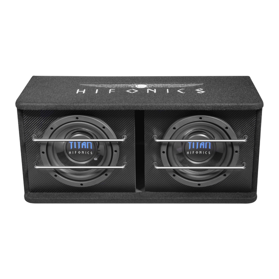 Hifonics TITAN TD200 R Quick Start Manual