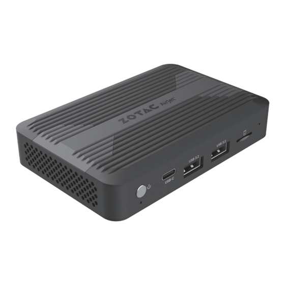 Zotac ZBOX PICO User Manual