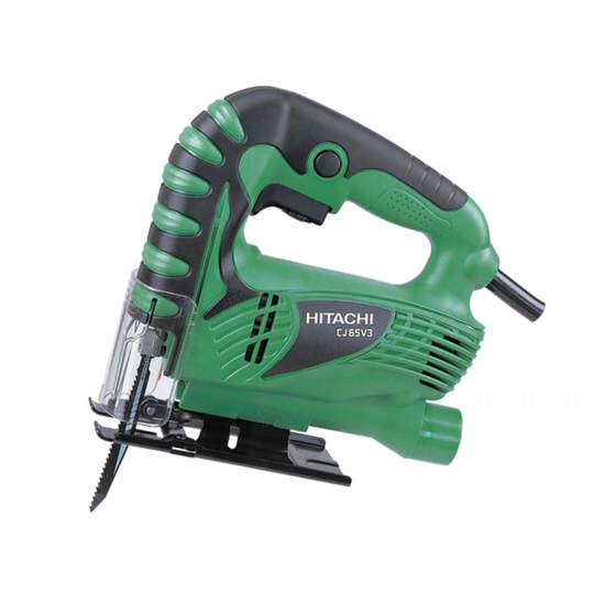 Hitachi CJ 65V3 Handling Instructions Manual