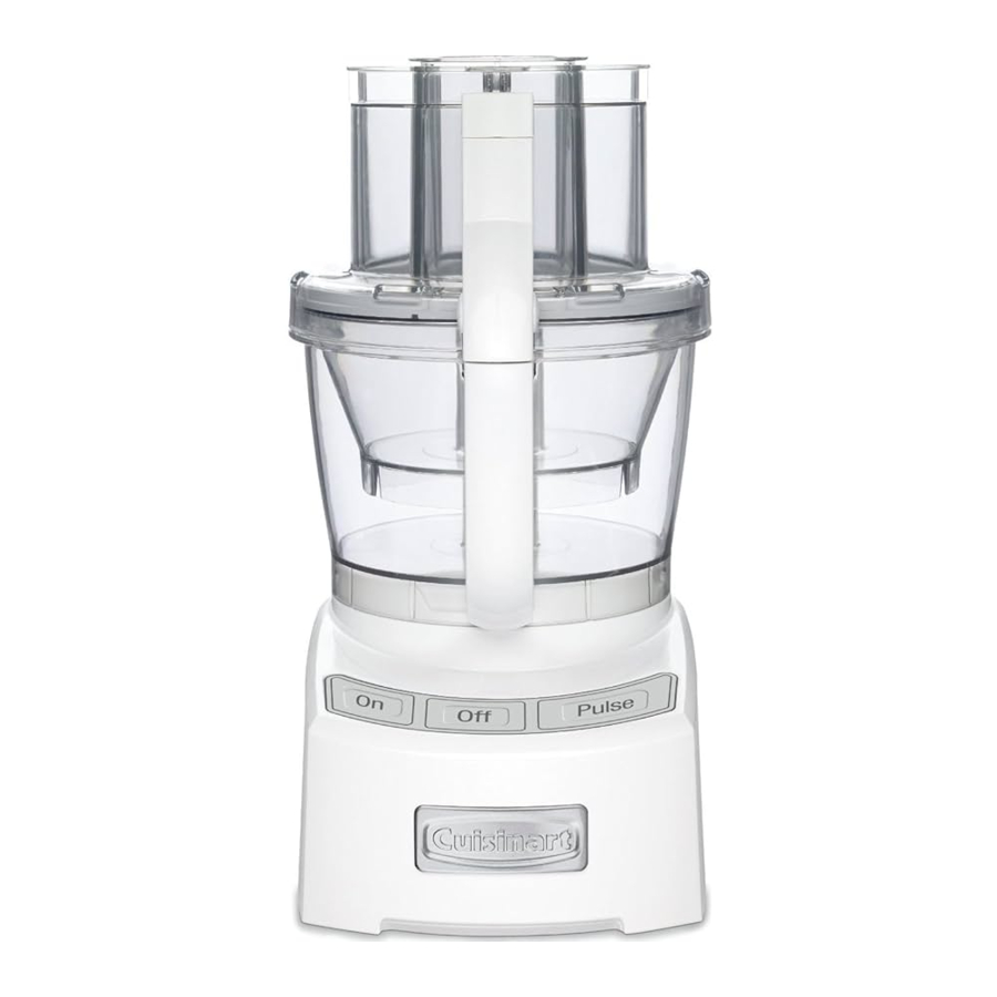 Cuisinart Elite Collection, FP-12 Series Manual