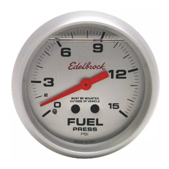 Edelbrock 73828 Installation Instructions